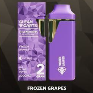 Clean Carts Disposable Frozen Grapes